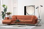 Atelier Del Sofa Sofá-Cama de Esquina Image Corner Left Cinnamon